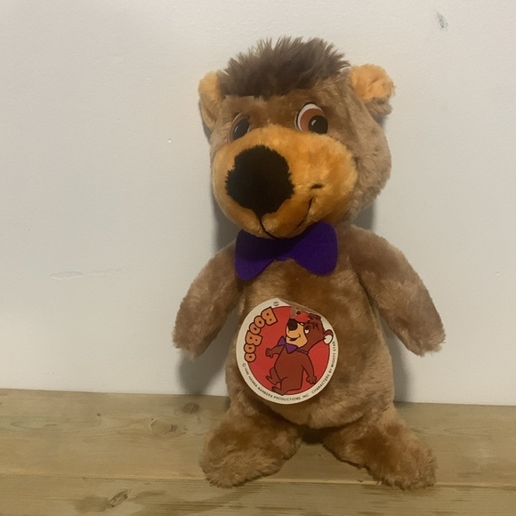 Other - NWT Vintage Yogi 1980 Boo Boo Bear Authentic Mighty Star 13 Inch Plush Bear